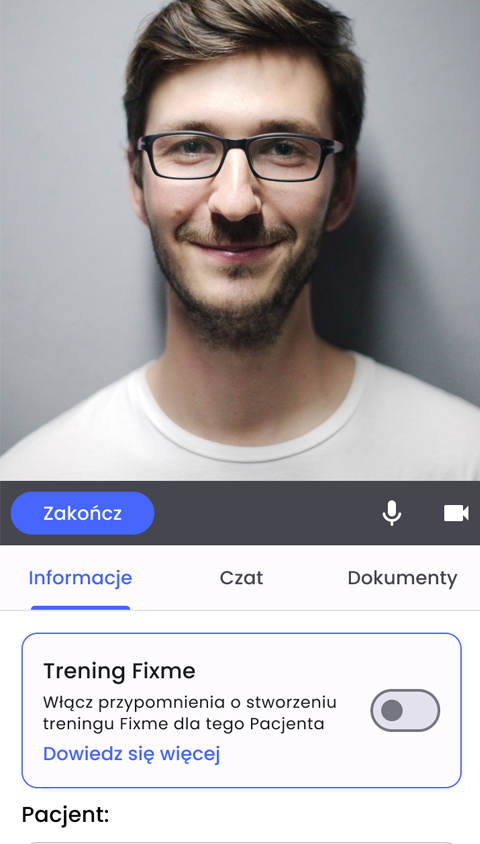 Screenshot aplikacji